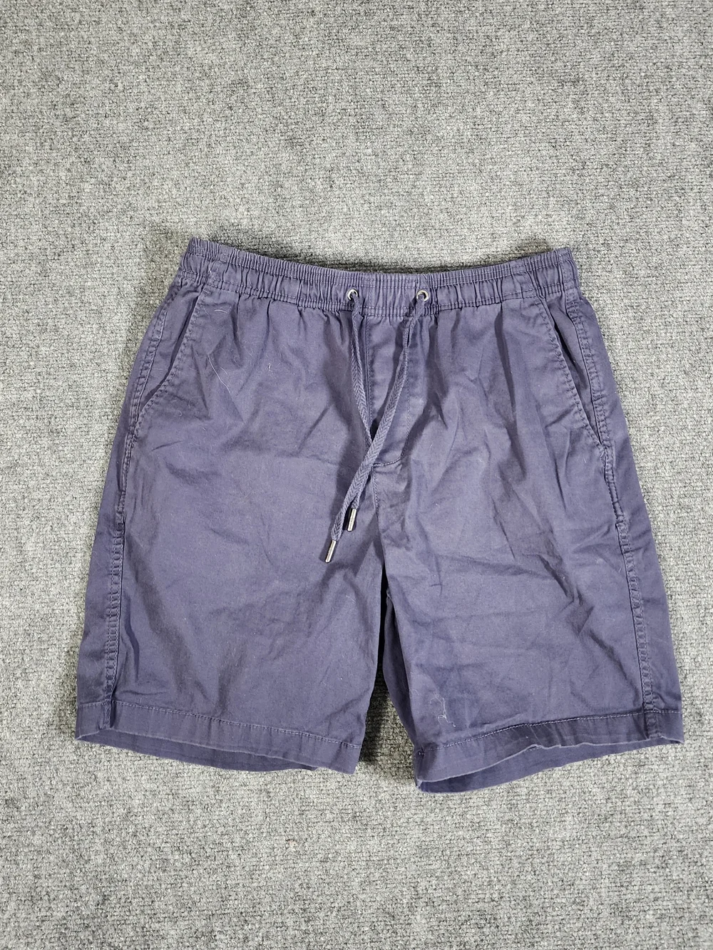Gap Mens Navy Drawstring Shorts Size M Cotton & Polyester Comfortable & Stylish